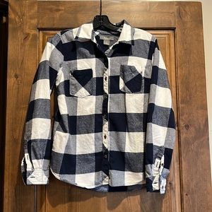 Natural Reflections cotton flannel button down